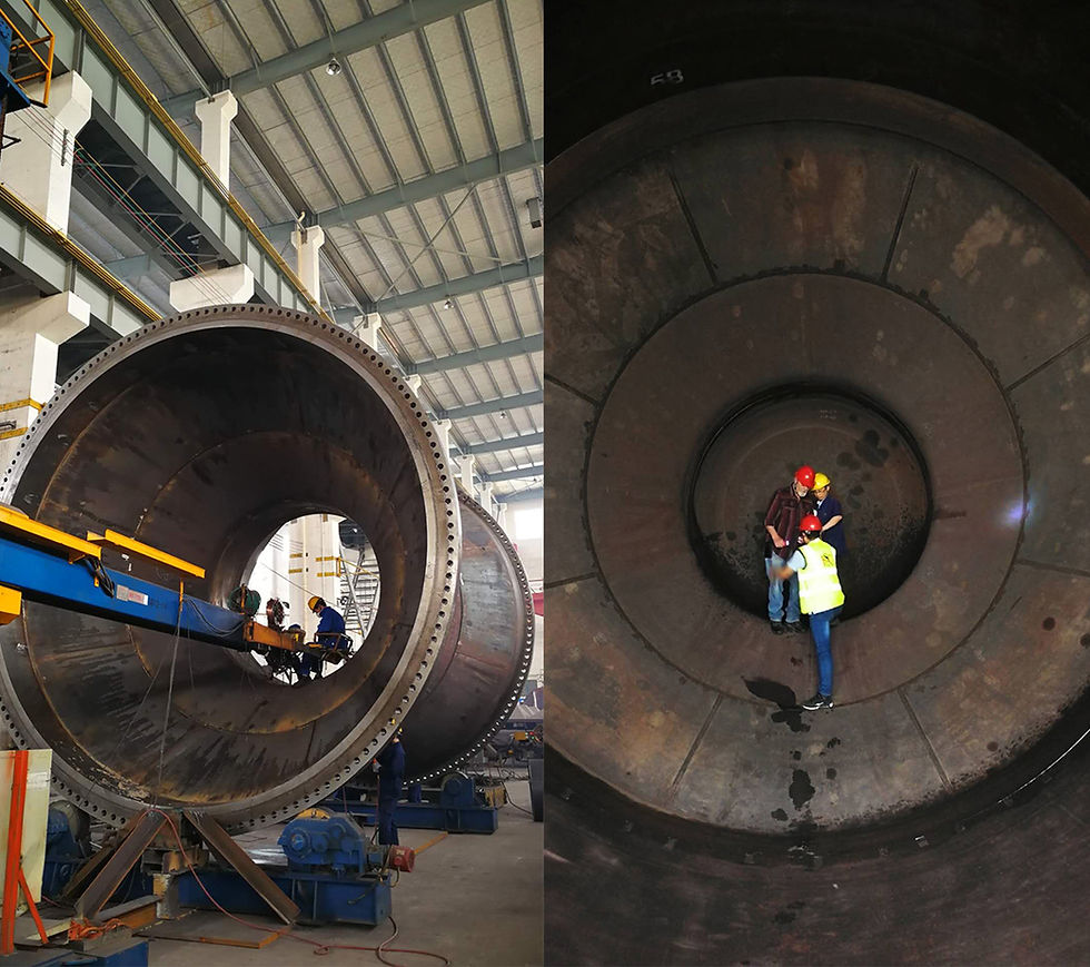 ESC fabricates access chambers for tunneling projects.