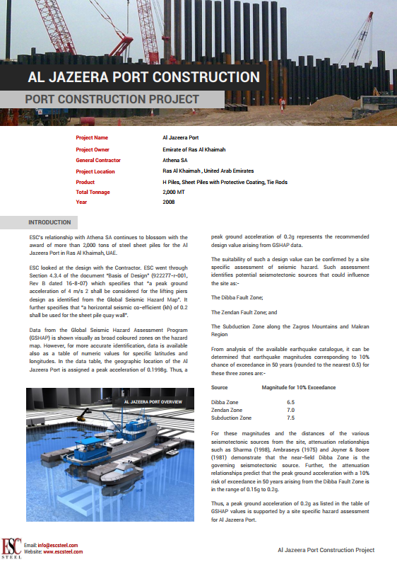Al Jazeera Port Construction