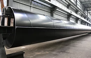 painted steel pipes