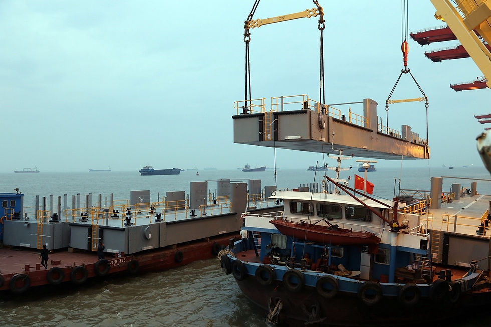 pontoons fabrication