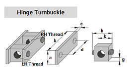 hinge turnbuckle