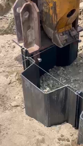 driving vinyl sheet pile