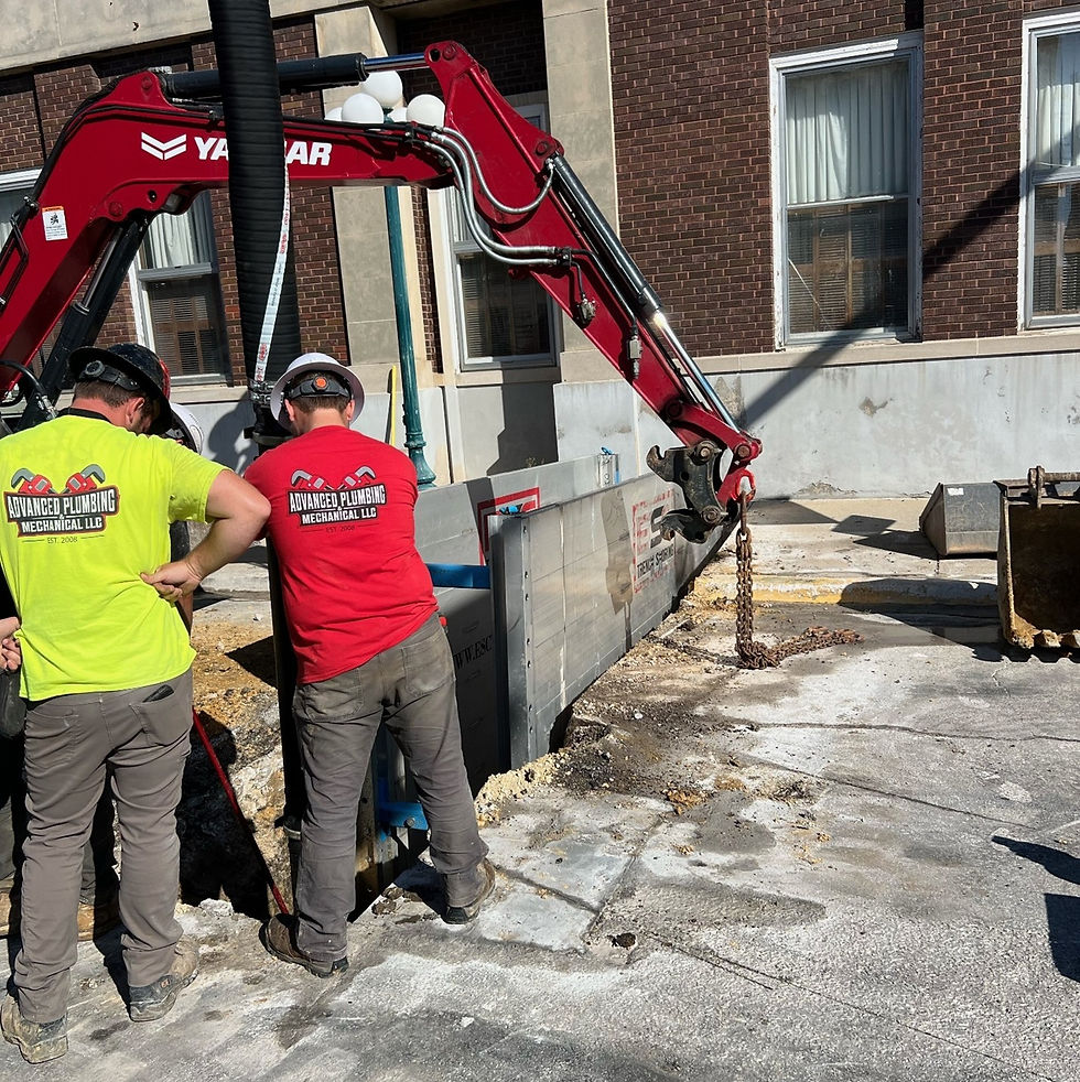 trench box installation