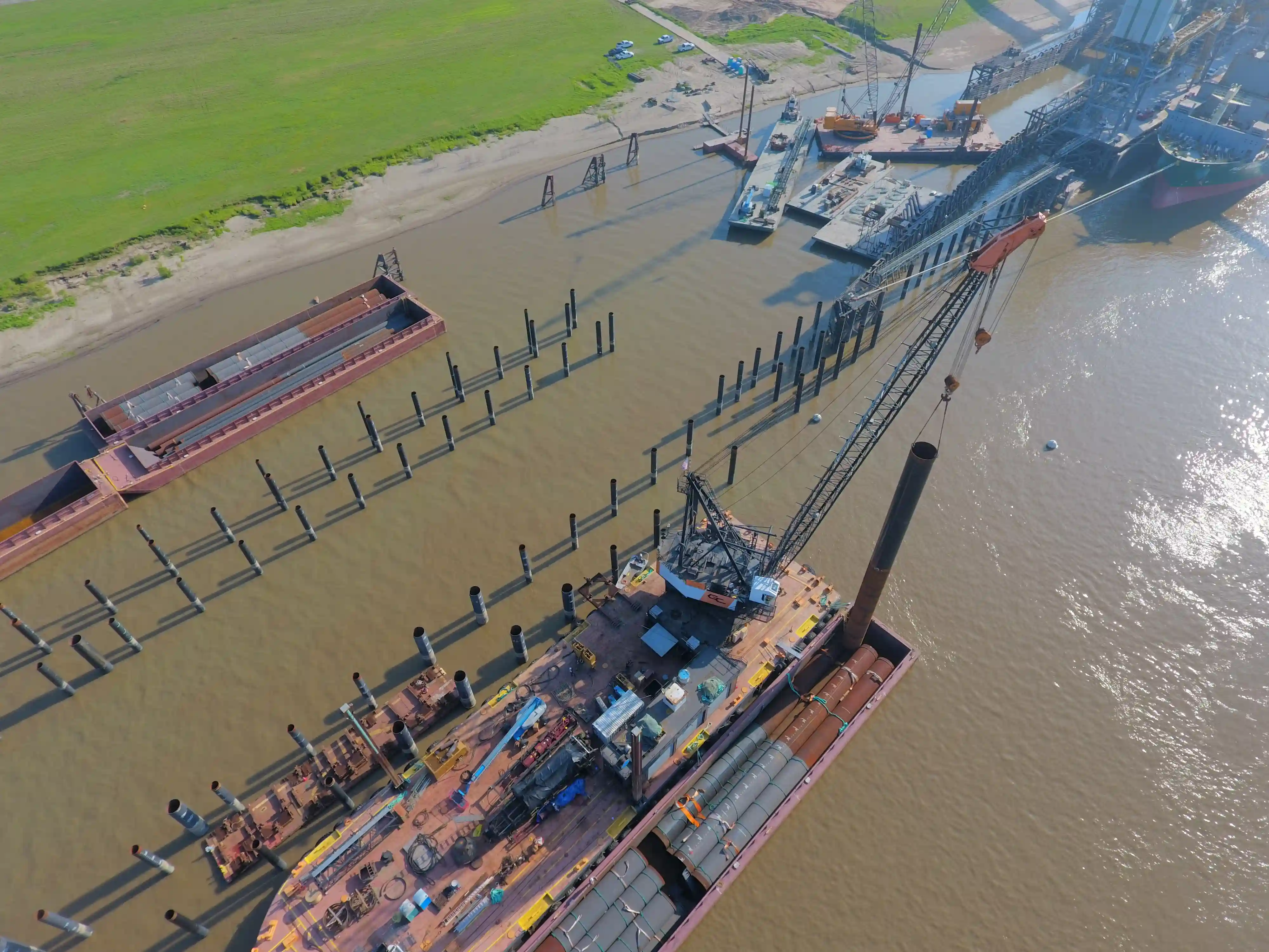 Convent Project, Pipe Pile Installation New Orleans1.webp