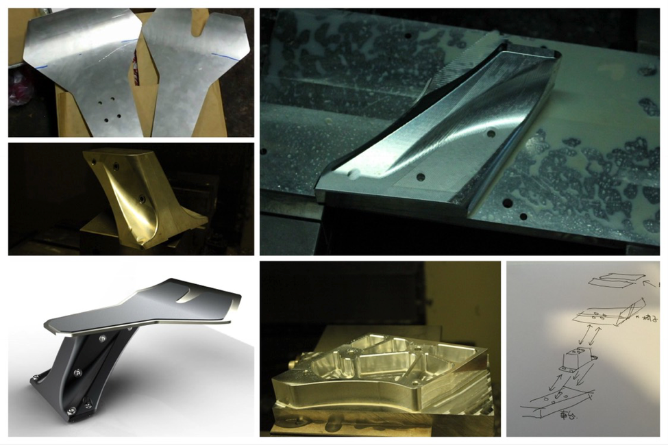 Rhodium Omega Seat Base