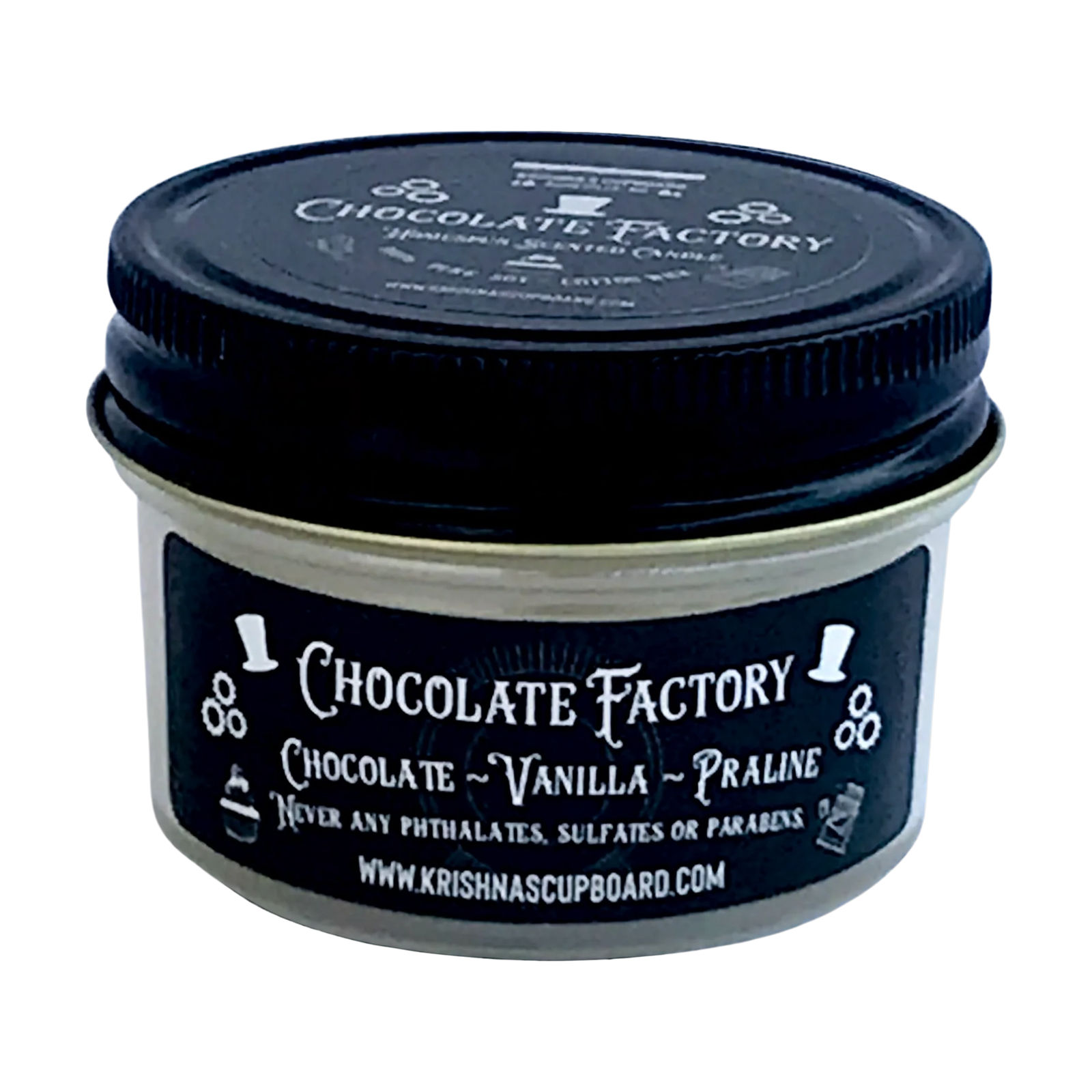Chocolate Factory All Natural Soy Wax Candle | Chocolate - Vanilla - Praline