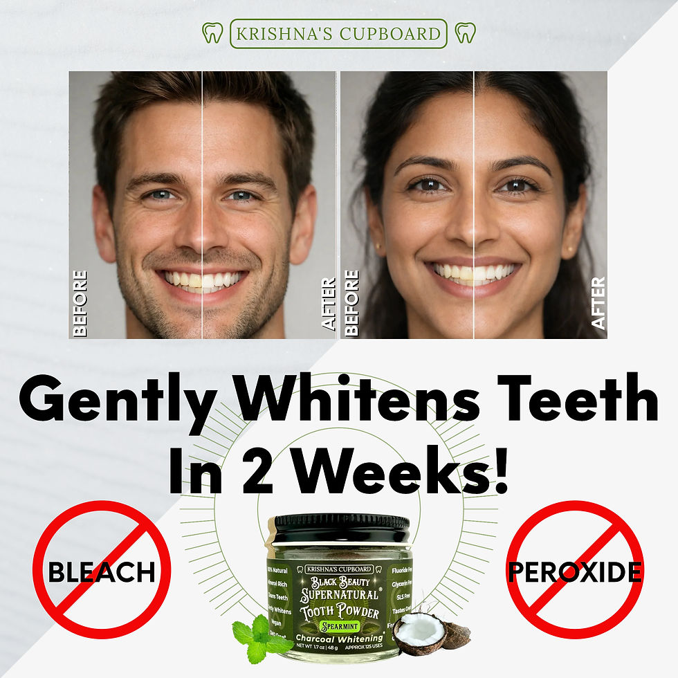 Thumbnail: Spearmint Black Beauty Supernatural Tooth Powder with Activated Charcoal