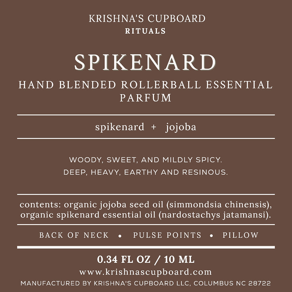 Thumbnail: Spikenard Hand Blended RITUALS Rollerball Essential Parfum