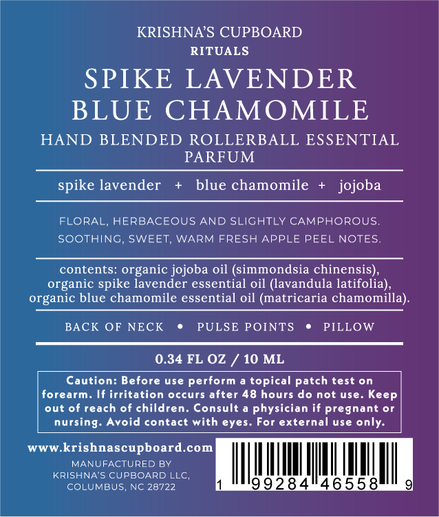 Thumbnail: Spike Lavender & Blue Chamomile Hand Blended RITUALS Roller Essential Parfum