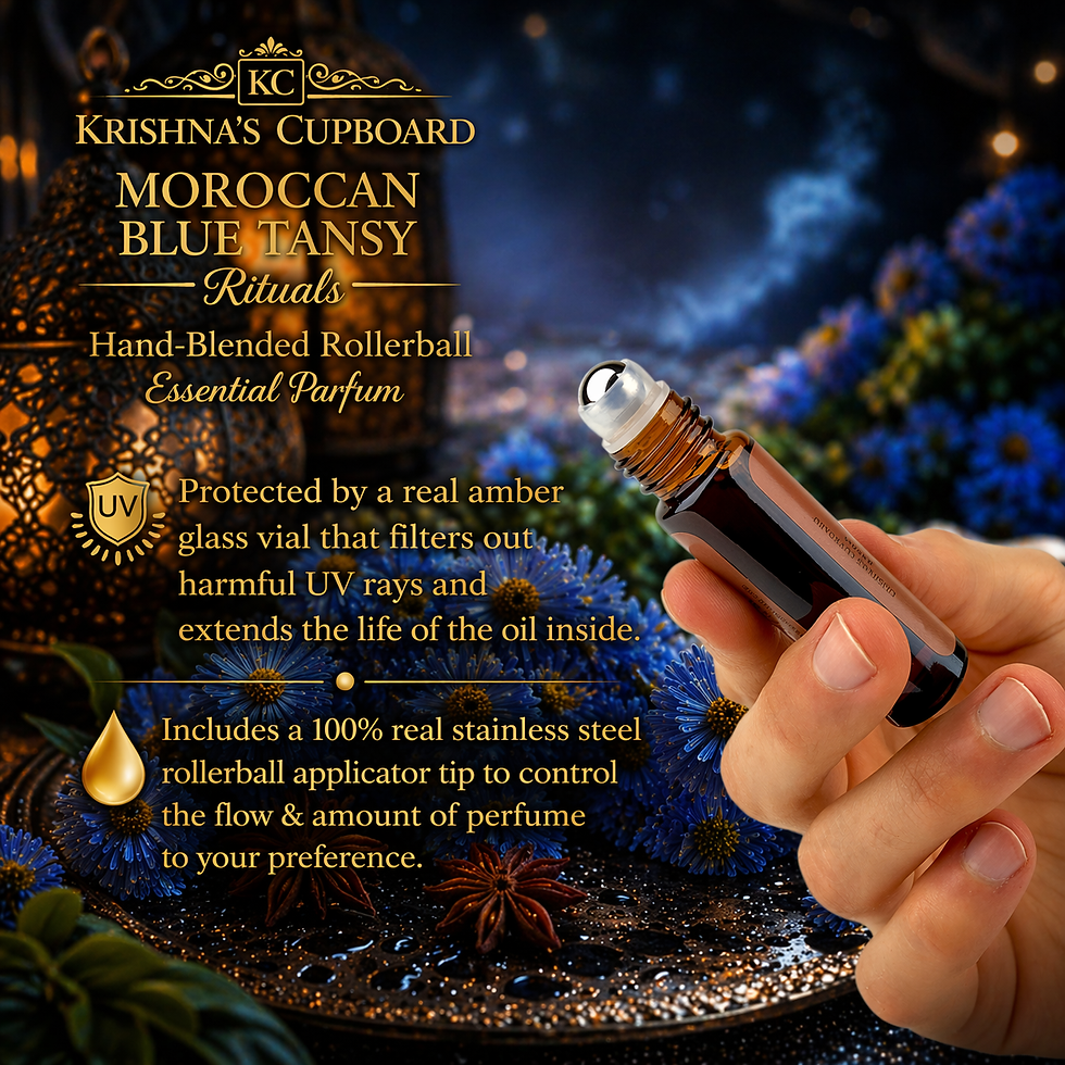Thumbnail: Moroccan Blue Tansy Hand Blended RITUALS Rollerball Essential Parfum