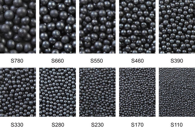 Medidas granalla granalla low carbon bainite bajo carbono