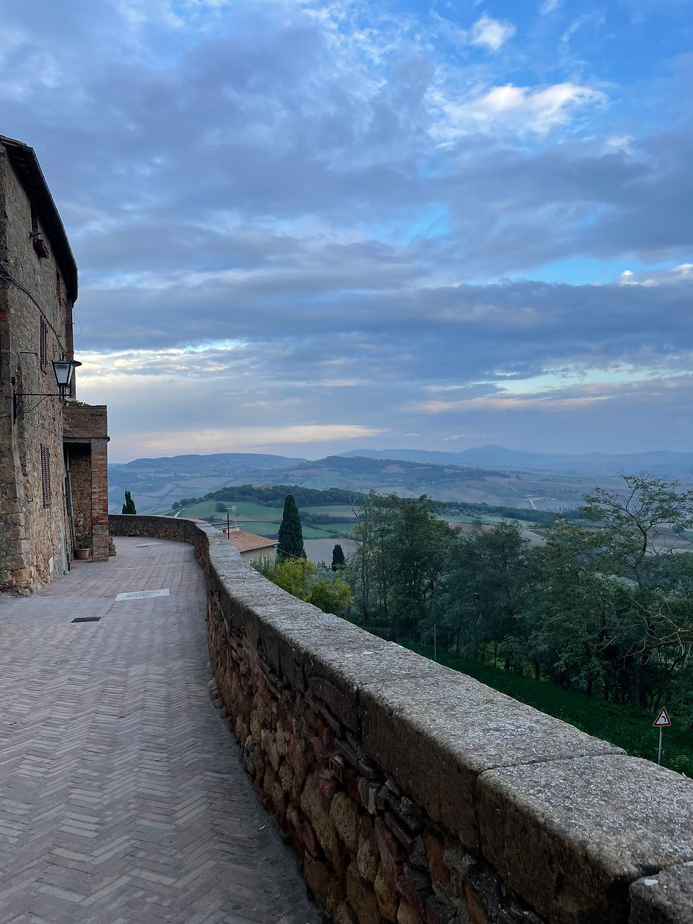 The Tuscany hilltop town of Montepulciano