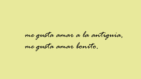Carta de una mujer con la mente abierta pero con el corazón a la antigua.