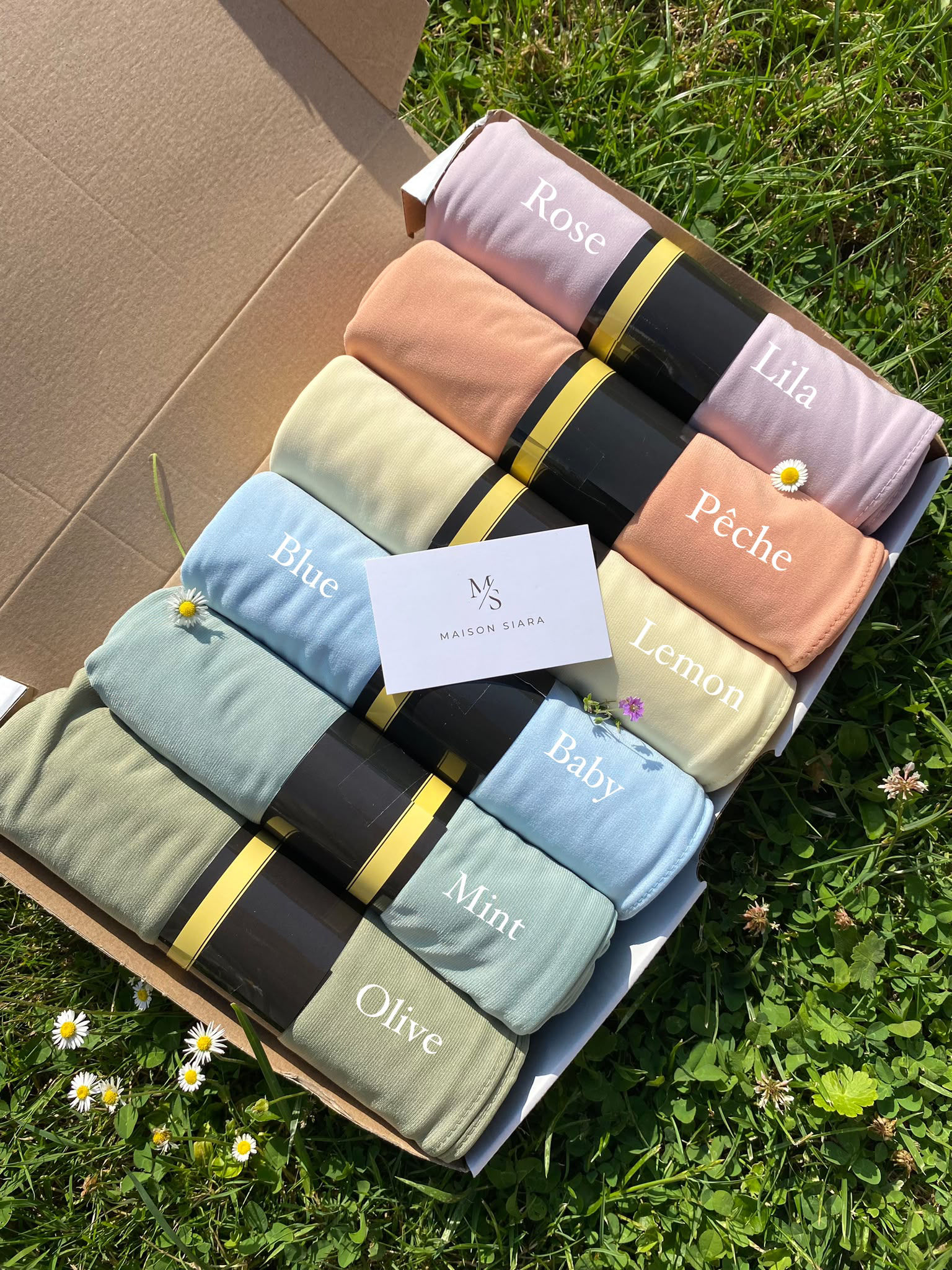 Box Summer - 6 hijabs jersey premium