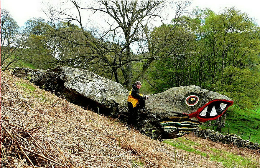 The serpent or crocodile of St. fillans