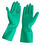 Miniatura: Guantes de nitrilo verde talla S