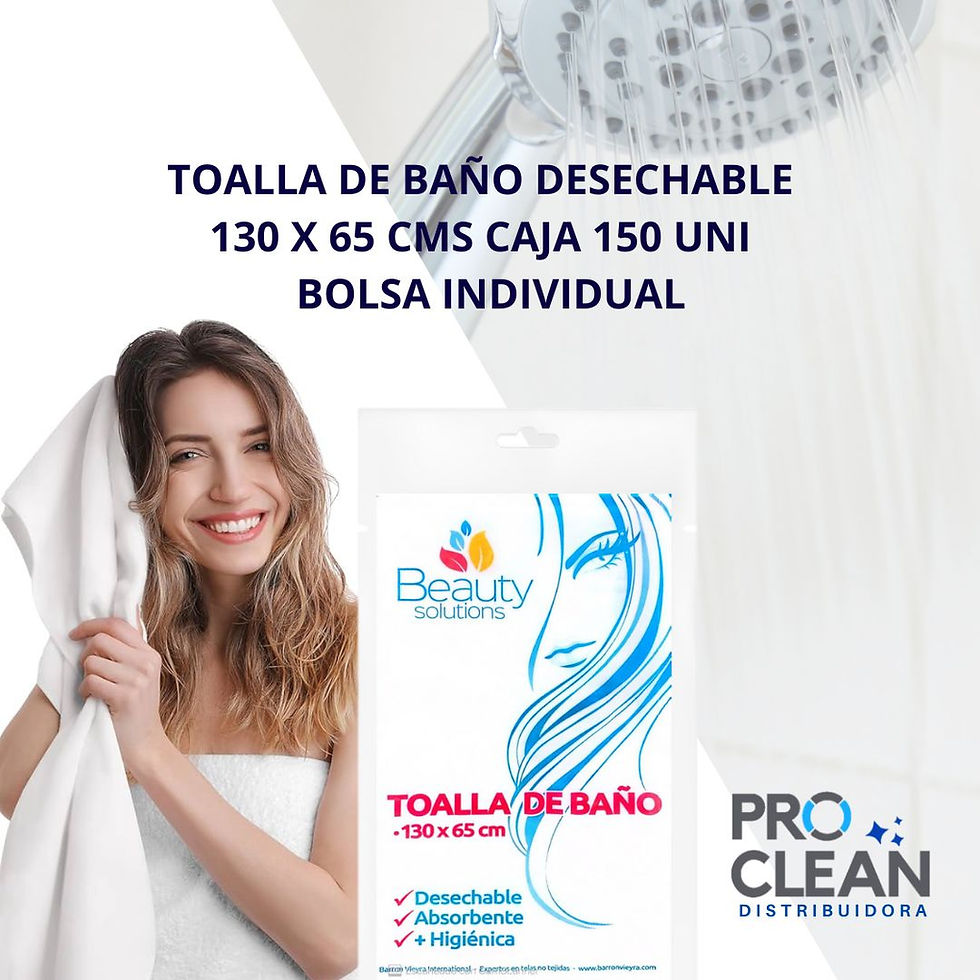 Toalla de Baño Desechable - Toalla de Ducha desechable - Distribuidora Proclean