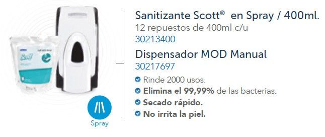 Miniatura: Dispensador de alcohol Kimberly Clark 30217697