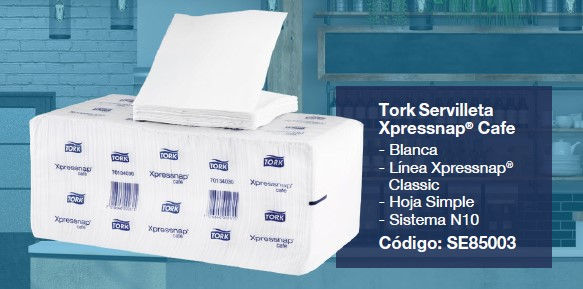 Miniatura: Servilleta xpressnap blanca Tork SE85003