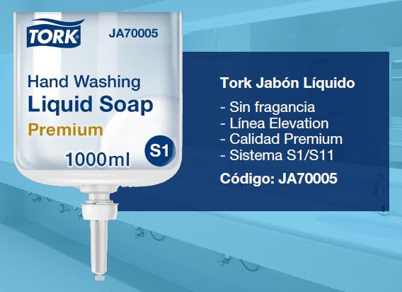 Miniatura: Jabón Líquido Extra Higiene Tork JA70005