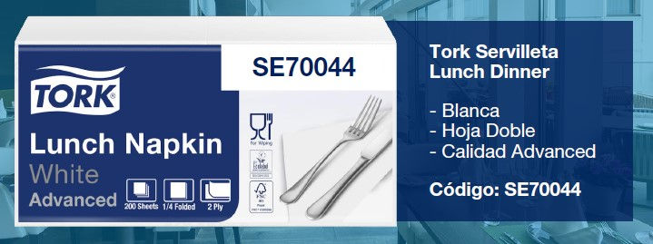 Miniatura: Servilleta mesa 10 PACKS X 200 HojasTork SE70044