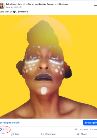 Bold graphic of an Indigenous woman against a yellow background