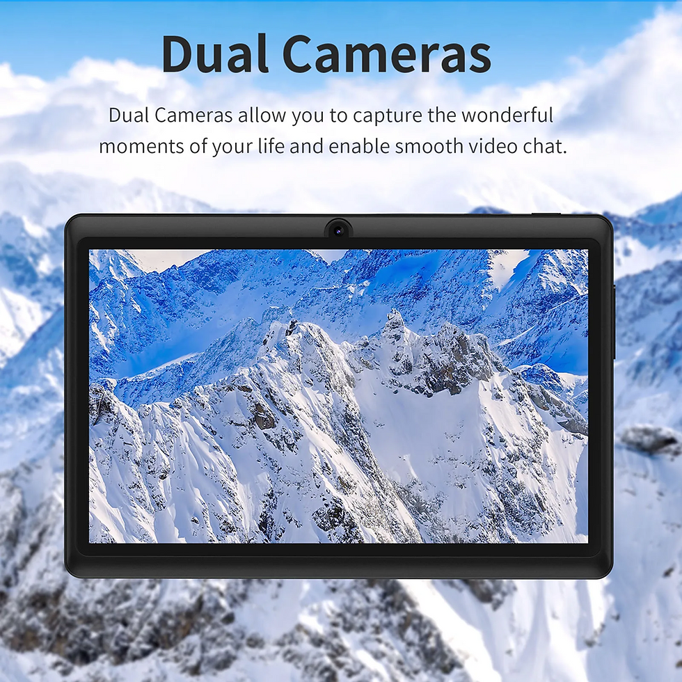 Thumbnail: NEW Portable 7-inch Android Tablets 4GB+32GB Dual Camera WIFI with Case