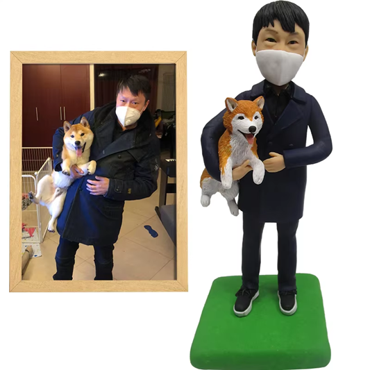 Thumbnail: Customized Full Body Figurines, Gift for Family Friends, Photo needed