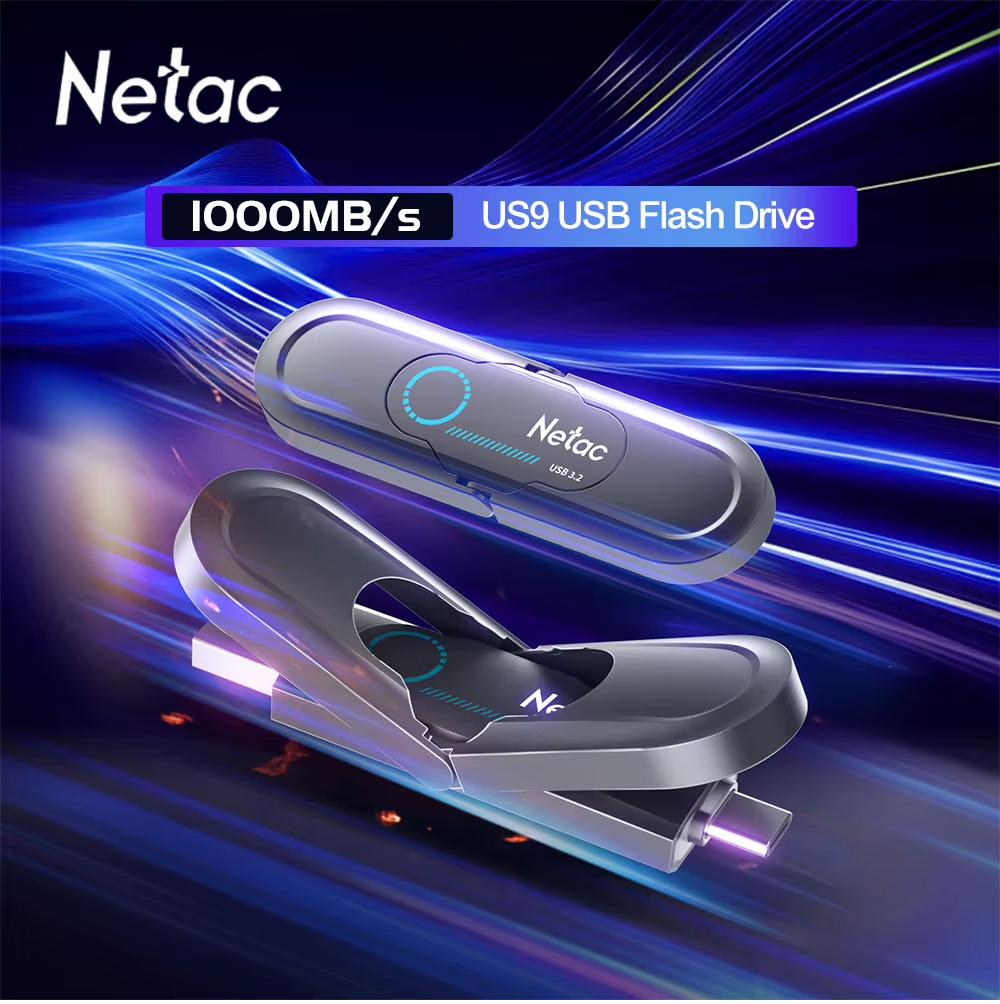 Netac 512GB/256GB Memory Stick USB type A and C for PC Laptop Phone Mini PC