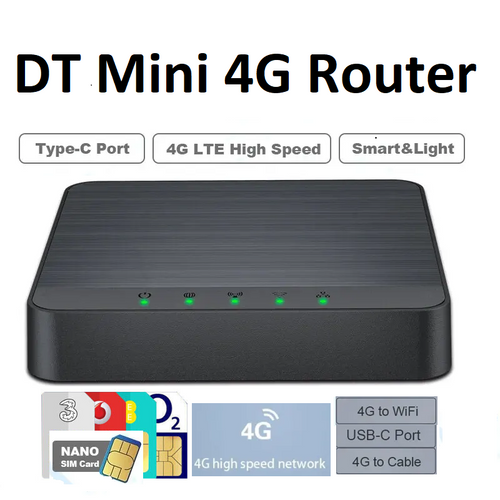 Cable Router Dt 300Mbps WiFi 4G LTE Modem Router VPN Wireless Internet Router &SIM Slot ...
