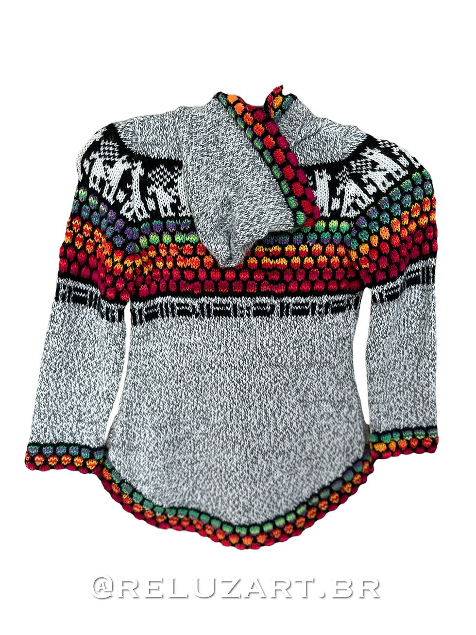 Miniature : Chompa Andina de Alpaca / Infantil até 6-8 anos