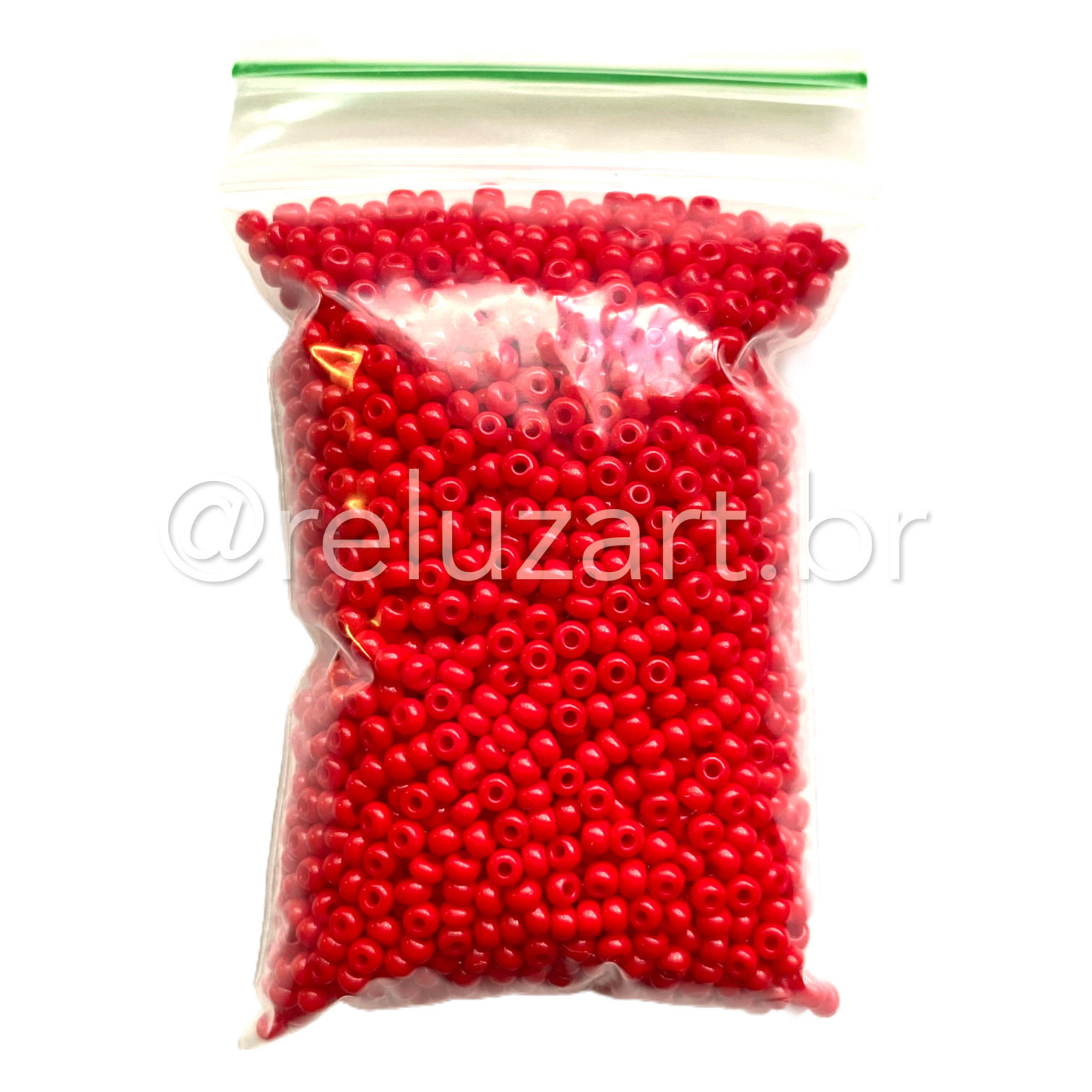 Miçanga de Vidro | Jablonex - Ornela - Preciosa | Cor: VERMELHO | Tamanho: 9/0