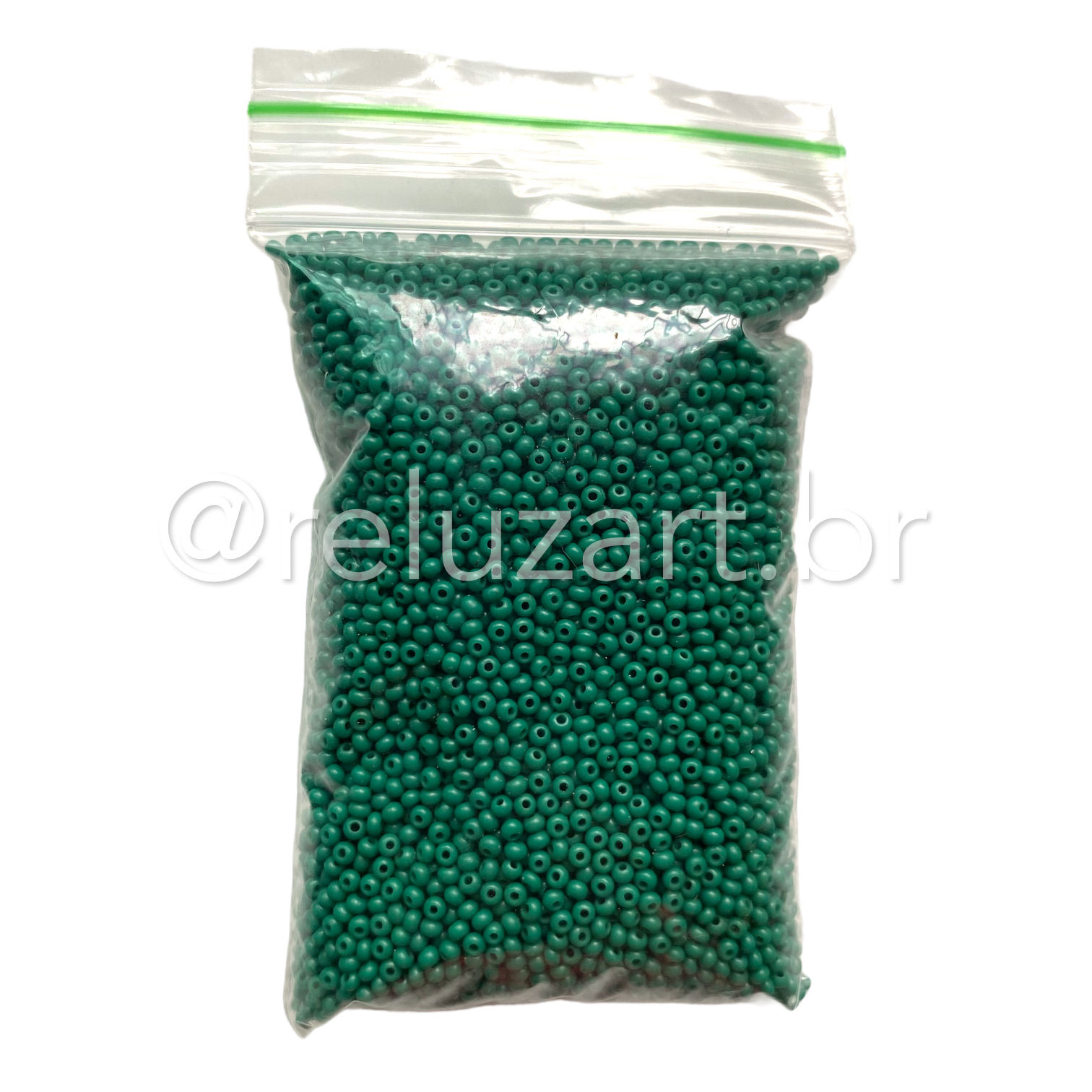Micro-miçanga de Vidro | Jablonex - Preciosa | Cor: VERDE BANDEIRA 12/0