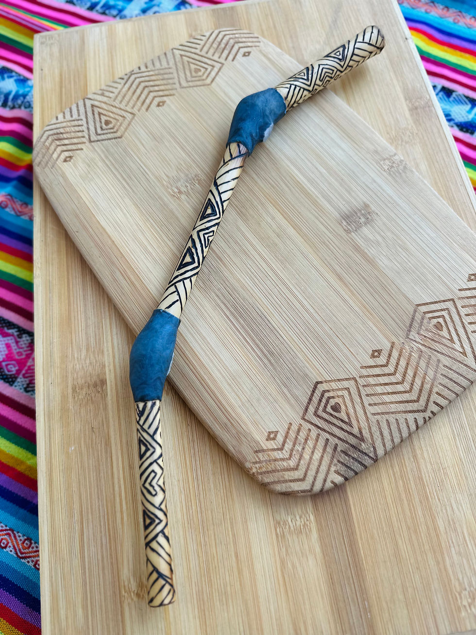 Thumbnail: Aplicador Tepi de Bambu Pirografado M