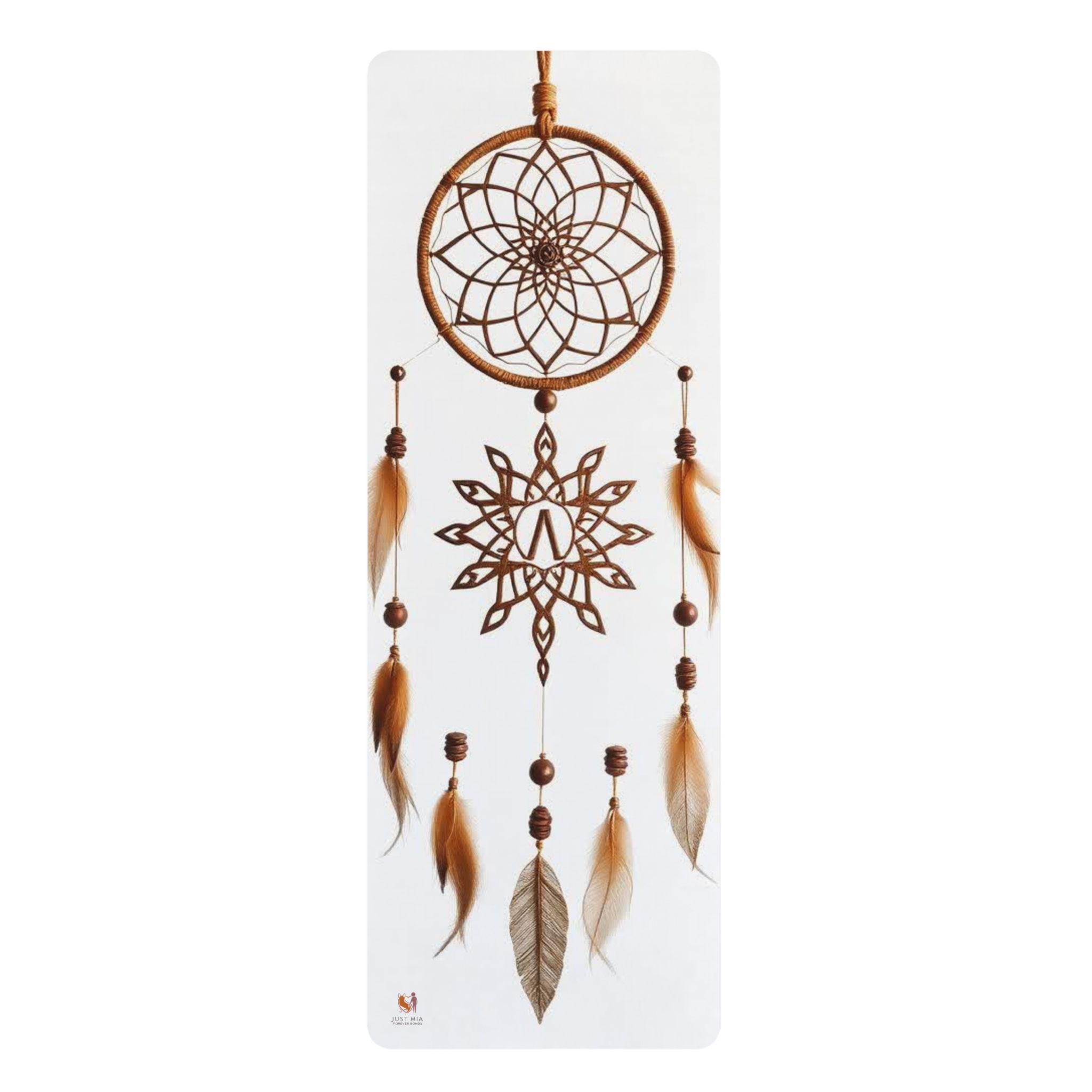 Dreamcatcher Rubber Yoga Mat for Mindfulness and Fitness