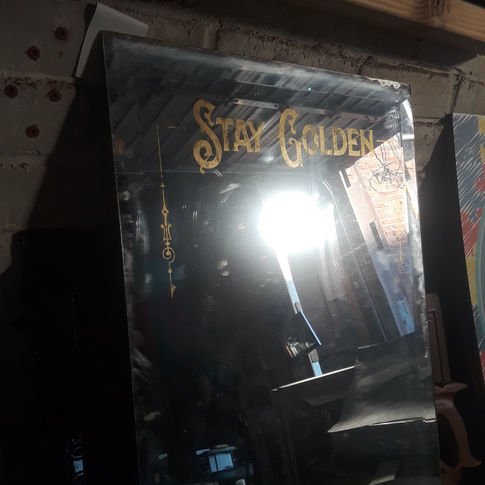 Signs , Lettering, Philadelphia, mirrors, gilding