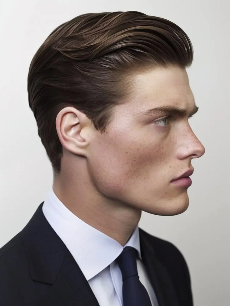 slick back homme