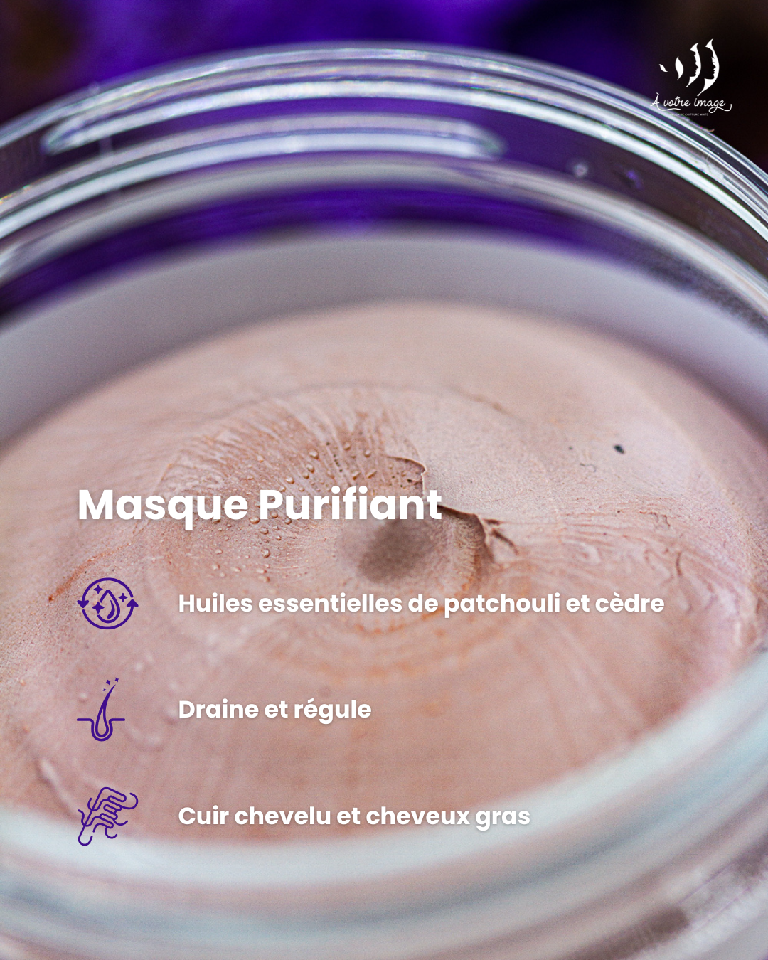 Masque argile purifiant