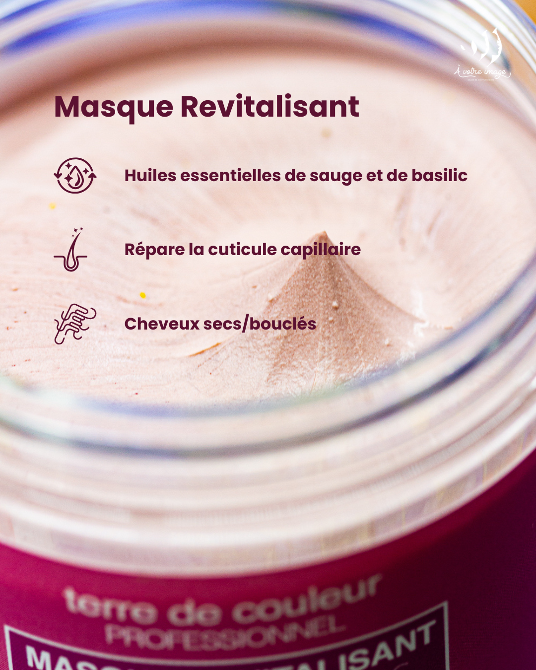 Masque argile revitalisant