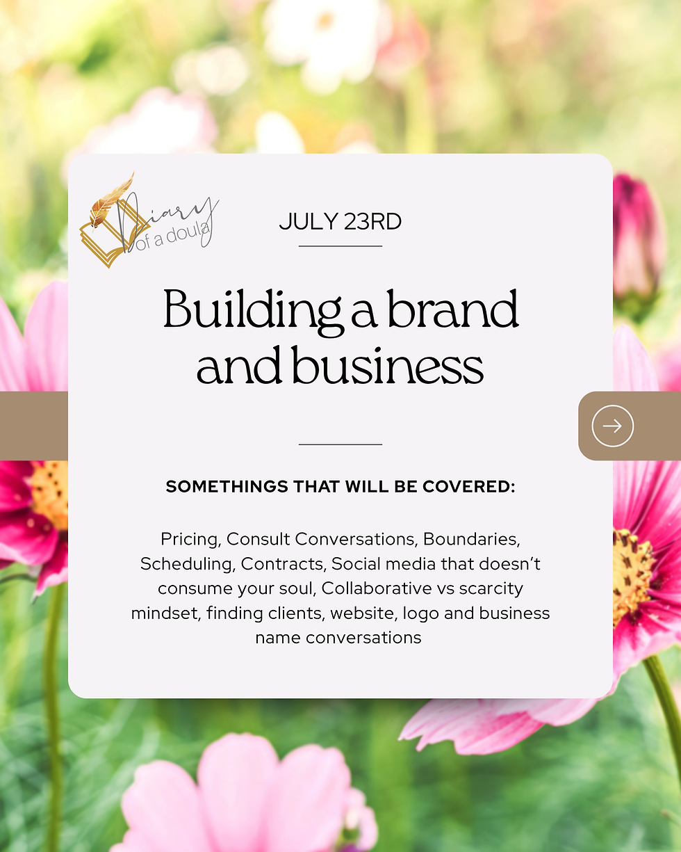 Summer Series: Building a brand and business