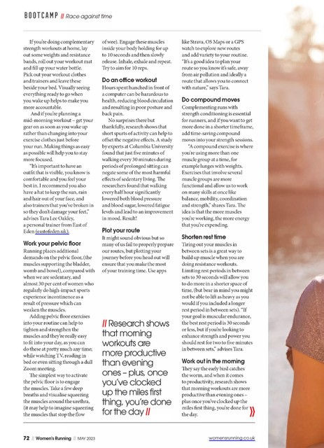 Women's Running Article