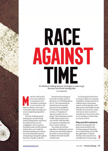 Women's Running Article
