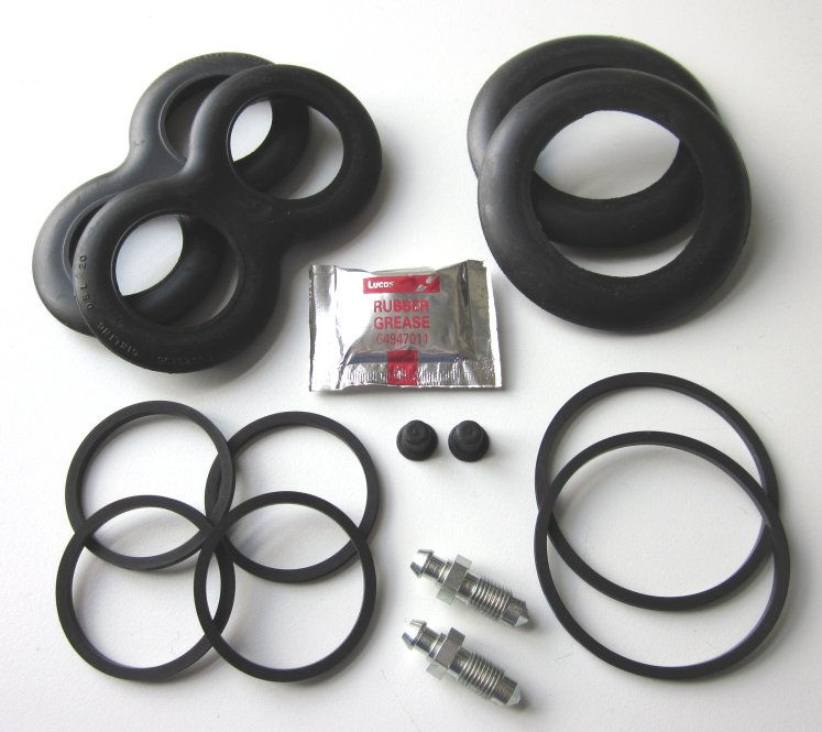 Calipers Repair Kit, For Calipers With External Bridge Pipe (Line)