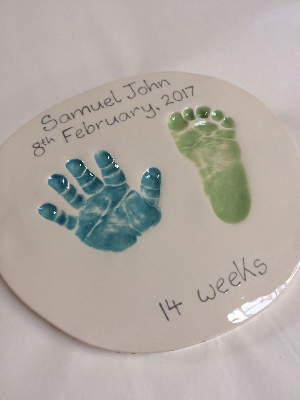 Clay imprints at Bean & Brush