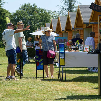 Hopton Hall - Month of Art 2026 - Artist Gazebos by Ian Daisley.