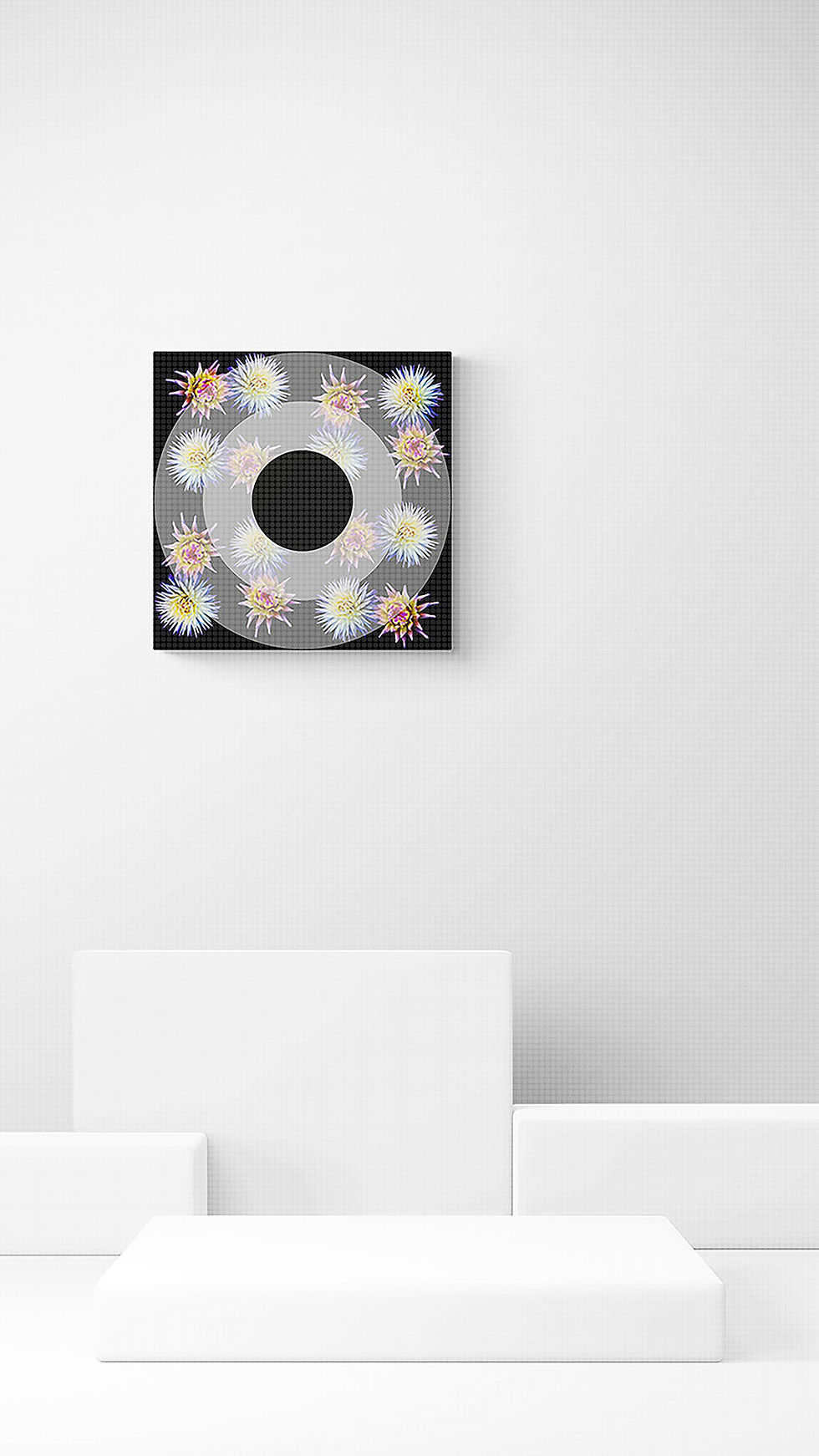 Fotokunst | FEMINA - Blue (60 x 60 cm)