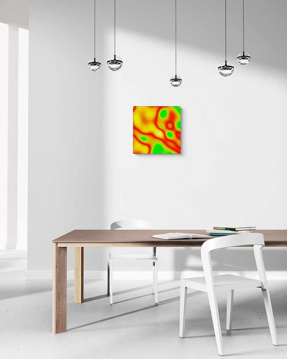 WHEN LOVE TAKES OVER | Photo art with a colorful abstract motif