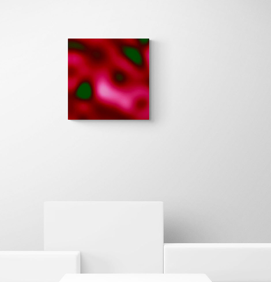 Fotokunst | WHEN LOVE TAKES OVER - Pink/green - 2 (60 x 60 cm)