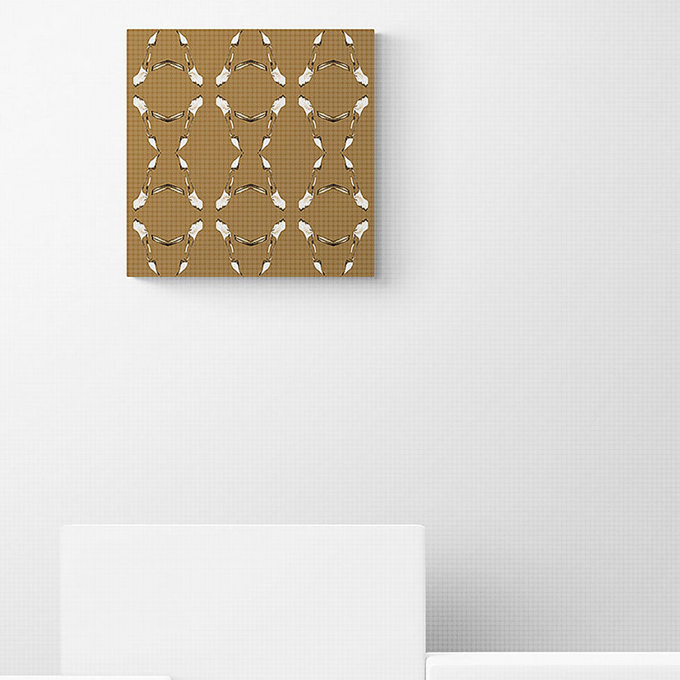 Fotokunst | PROUD FLOWER - Copper (60 x 60 cm)