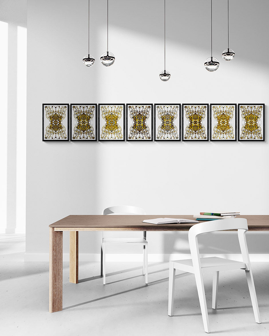 JEWELRY COLLECTION | Fotokunst med et unikt konstruert mønstermotiv